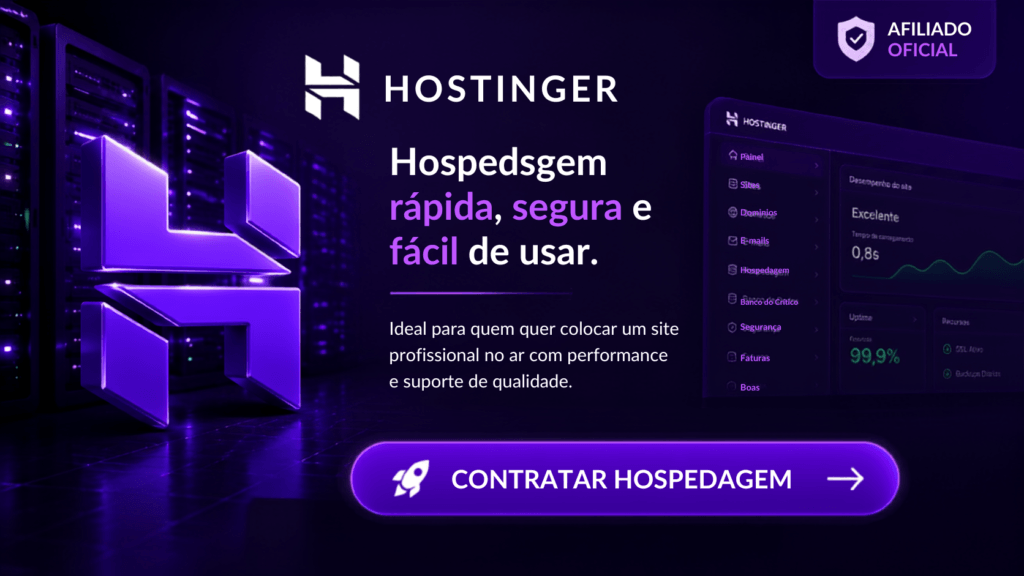 Banner Parceiro Hostinger