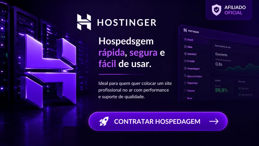 Banner Parceiro Hostinger